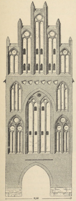 Fig. 289. Brama treptowska w Neubrandenburgu.