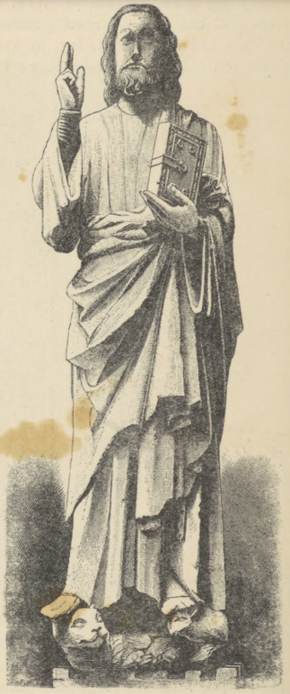 Fig. 301. Figura Chrystusa z tumu w Amiens.