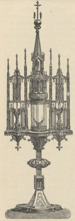 Fig. 319. Monstrancya gotycka.