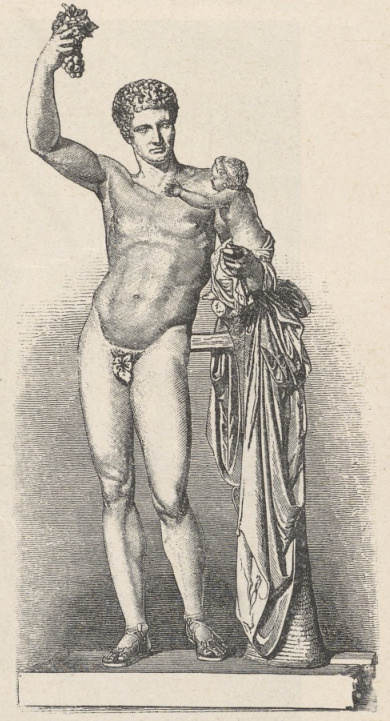 Fig. 228. Hermes Praksytelesa, podług dopełnienia Schapera.