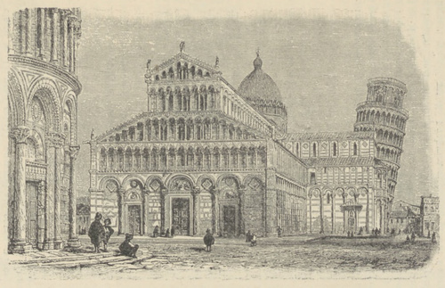 Fig. 334. Baptisteryum — Tum w Pizie. Wieża.