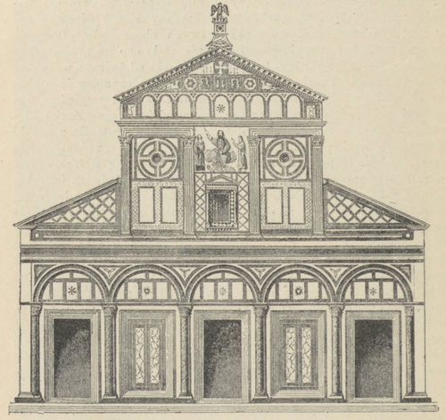 Fig. 337. Fasada S. Miniato we Florencyi.
