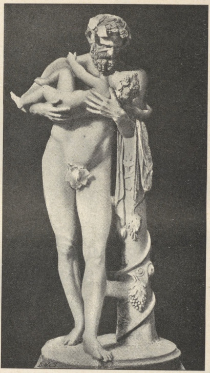 Fig. 229. Sylen z Bachusem - dzieckiem. Luwr.