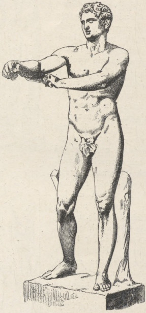 Fig. 240. Apoxyomenos. Watykan.