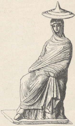Fig. 247. Posążek kobiety.