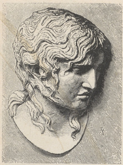 Fig. 264. Śpiąca Erinis, t. zw. Meduza Ludovisi, Rzym.