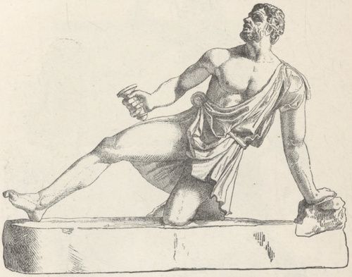 Fig. 268. Żołnierz gallski. Z daru ofiarnego Attalusa. Wenecya.