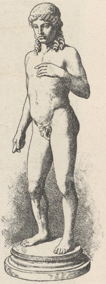 Fig. 277. Apollo z Pompei. Bronz. Neapol.