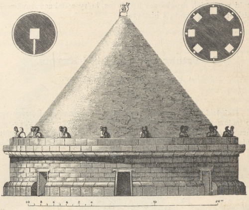 Fig. 283. Kurhan (tumulus) w Corneto.