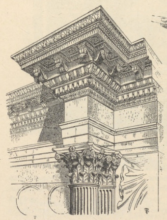 Fig. 295. Załamanie belkowania w łuku Konstantyna.