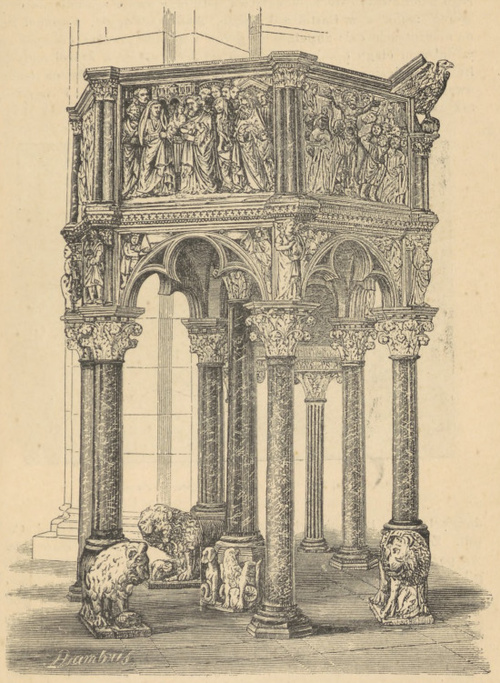 Fig. 8. Kazalnica Niccola Pisano w Baptysterium Pizańskiem.