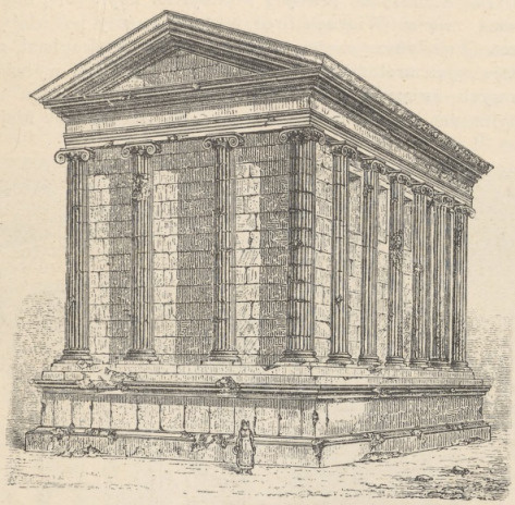 Fig. 296. Świątynia Fortuna virilis. Częściowo dopełniona.