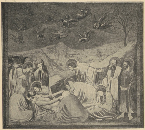 Fig. 24. Opłakiwanie Chrystusa. Giotto. Padwa. Capella dell’Arena.