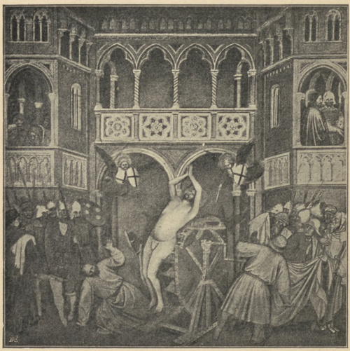 Fig. 35. Męczeństwo św. Jerzego Altichiero da Zevio. Padwa, kaplica S. Felice in Santo.