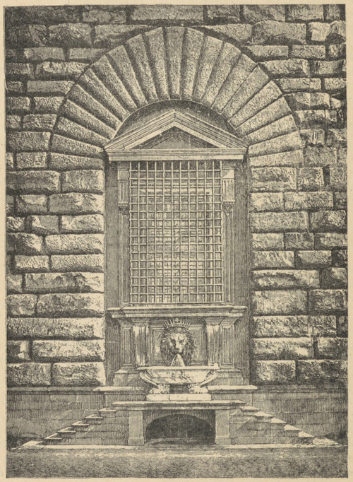 Fig. 42. Rustica pałacu Pitti we Florencyi. Brunelesco.