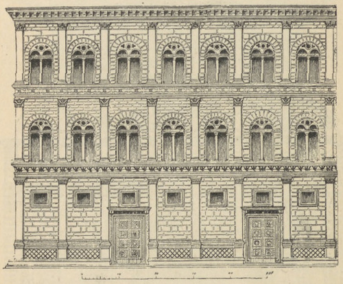 Fig. 47. Pal. Rucellai we Florencyi, L. B. Alberti i Bern. Rosselino.