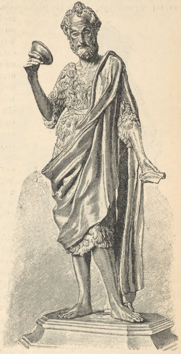 Fig. 74. Jan Chrzciciel. Posąg bronzowy Donatella. Berlin. Muzeum.