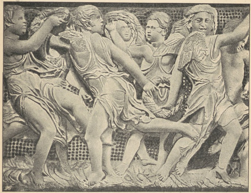 Fig. 78. Z fryzu z dziećmi Donatella. Florencya, Museo di S. M di Fiore.