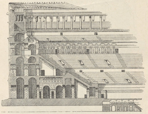 Fig. 303. Kolosseum. Przecięcie.