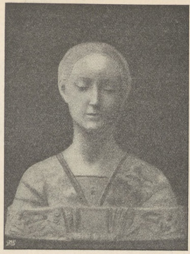 Fig. 90. Biust portretowy — Desideria da Settignano. Berlin. Muzeum.
