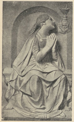 Fig. 97. Wiara. Płaskorzeźba marmurowa Mattea Civitale Florencya. Museum Narodowe.