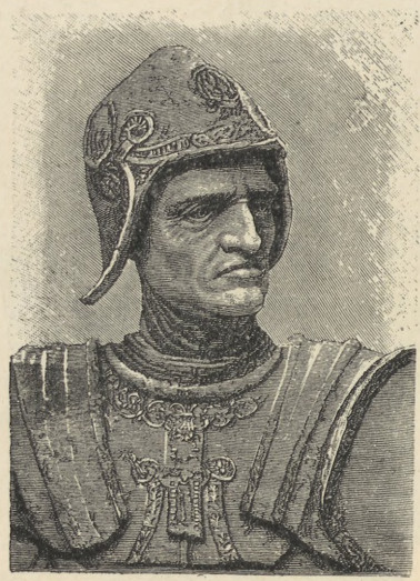 Fig. 102. Głowa Colleoni’ego z tegoż pomnika.