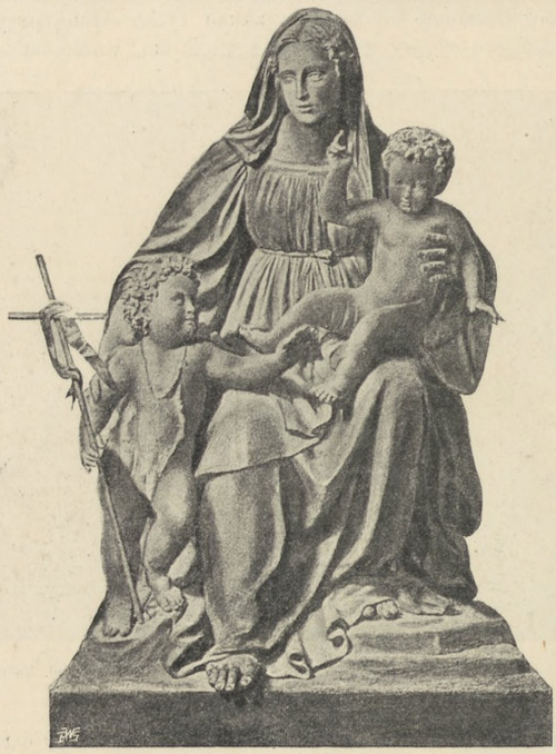 Fig. 106. Madonna del Popolo. Grupa z ceramiki Antonia Begarelli. Modena. Museo civico.