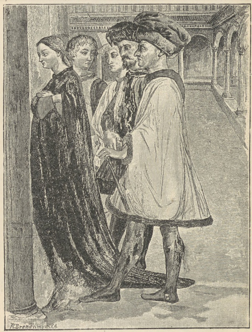 Fig. 119. Grupa z obrazu ściennego Masolina w Castiglione d’Olona. (Porówn. fig. 114).