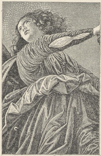 Fig. 142. Anioł-Melozza da Forli. Rzym. Baz. Ś. Piotra.