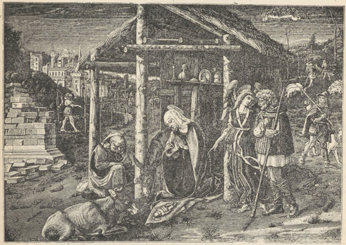 Fig. 155. Hołd pasterzy. Carlo Crivelli. Strasburg. Muzeum.