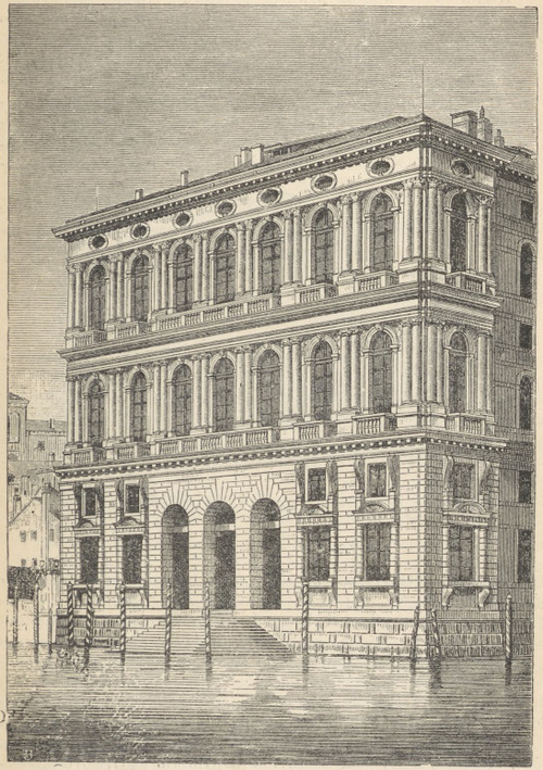 Fig. 191. Pałac Corner del Canale grande w Wenecyi. Jacopo Sansovino.
