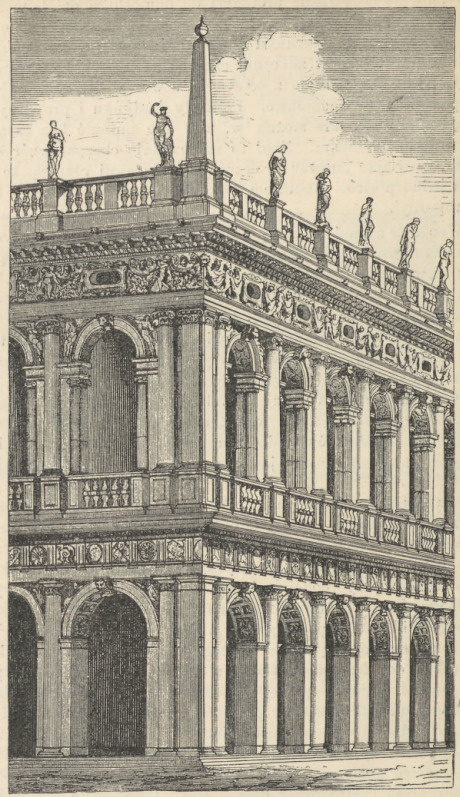Fig. 193. Biblioteka Św. Marka w Wenecyi. Jacopo Sansovino.