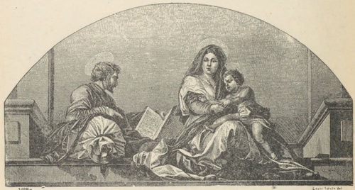 Fig. 220. Madonna del Sacco. Andrea del Sarto. Florencya. Krużganek Annunziaty.