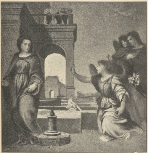 Fig. 221. Zwiastowanie. Andrea del Sarto. Gal. Pitti.