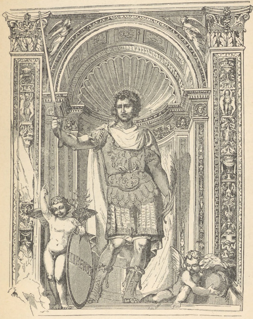 Fig. 224. Św. Wiktor. Sodoma. Siena. Pal. Publico.