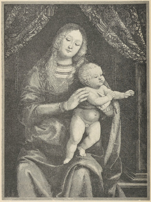 Fig. 233. Madonna z Dzieckiem. Gaudenzio Ferrari. Medyolan, Brera.