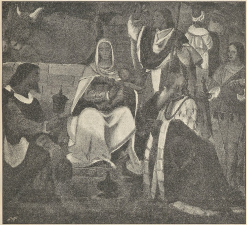 Fig. 234. Z fresków Luiniego w Saronno.