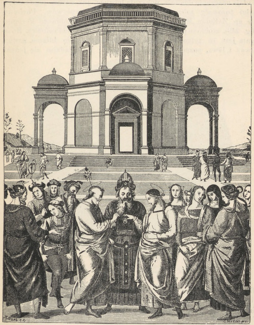 Fig. 248. Zaślubiny Maryi. Perugino. Caen.