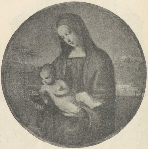 Fig. 249. Madonna Connestabile. Raffael. Petersburg.