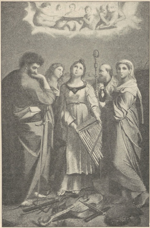 Fig. 261. Św. Cecylia. Raffael. Bolonia. Pinacoteca.
