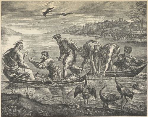Fig. 263. Cudowny połów. Kanon Raffaela. Londyn. Kensington.