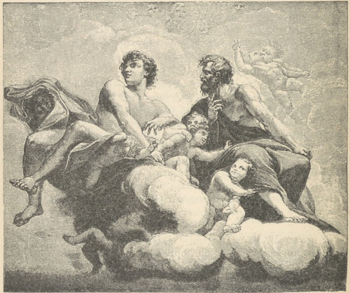 Fig. 275. Z fresków Corregia na kopule w S. Giovanni w Parmie.