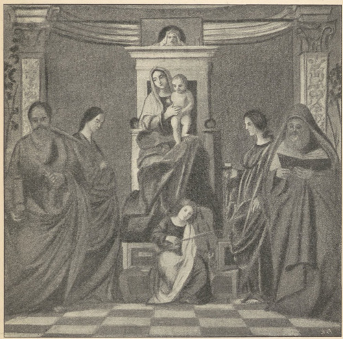 Fig. 278. Sacra conversazione. Giov. Bellini. Wenecya.