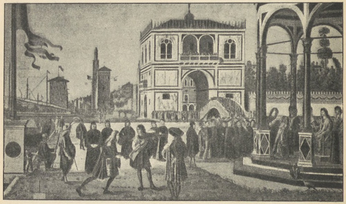 Fig. 279. Z legendy o Ś. Urszuli. Carpaccio, Wenecya. Akademia.