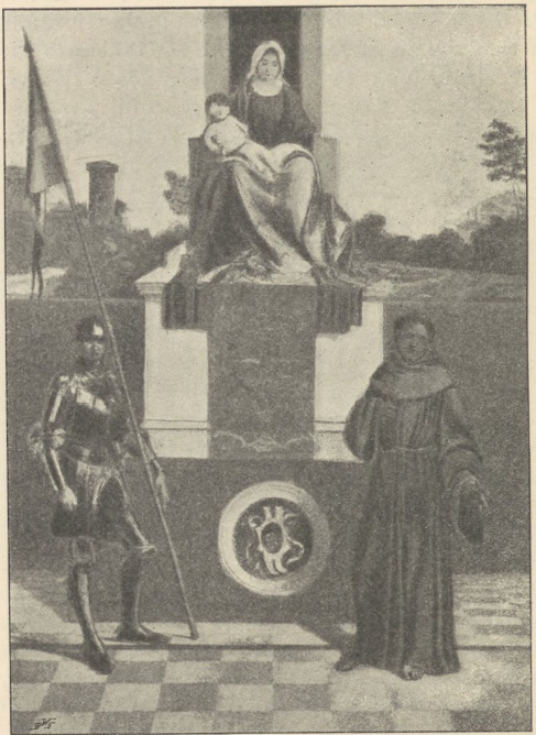 Fig. 280. Madonna na tronie. Giorgione. Castelfranco.