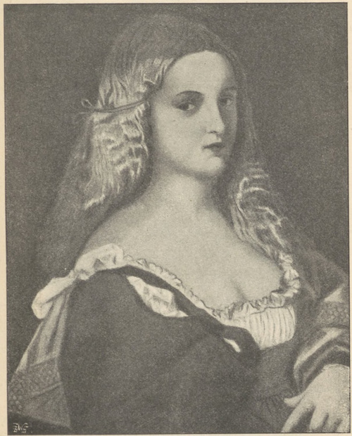 Fig. 284. Portret kobiecy. T. z. Violanta. Palmo Vecchio. Wiedeń.