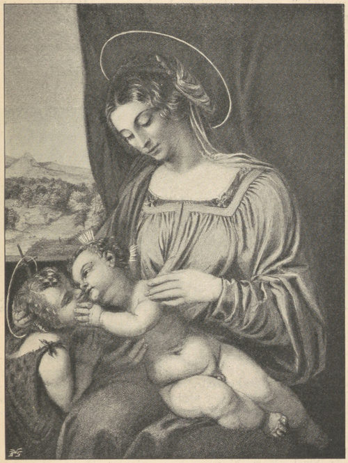 Fig. 287. Madonna. Lorenzo Lotto. Drezno.