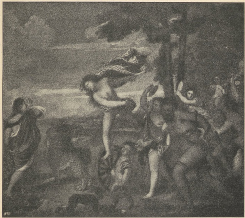 Fig. 290. Bachus i Aryadna. Tycyan. Londyn. Gal. narodowa.
