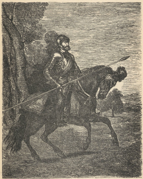 Fig. 291. Portret konny Karola V. Tycyan. Madryt. Prado.