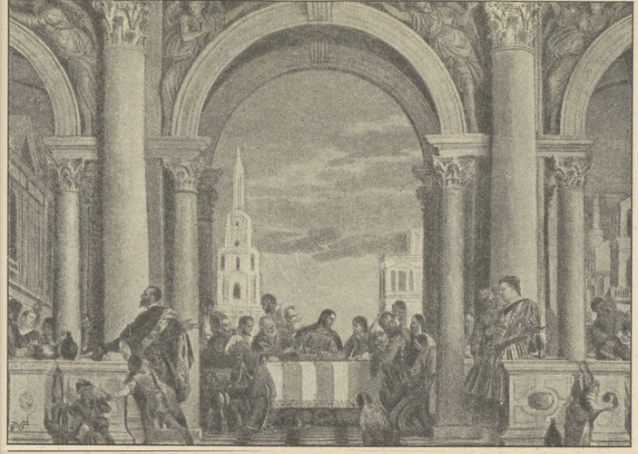 Fig. 300. Uczta u Levity. Paweł Veronese. Wenecya. Akademia.